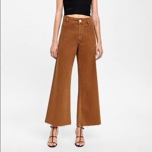 ZARA High Waist Marine straight Pant